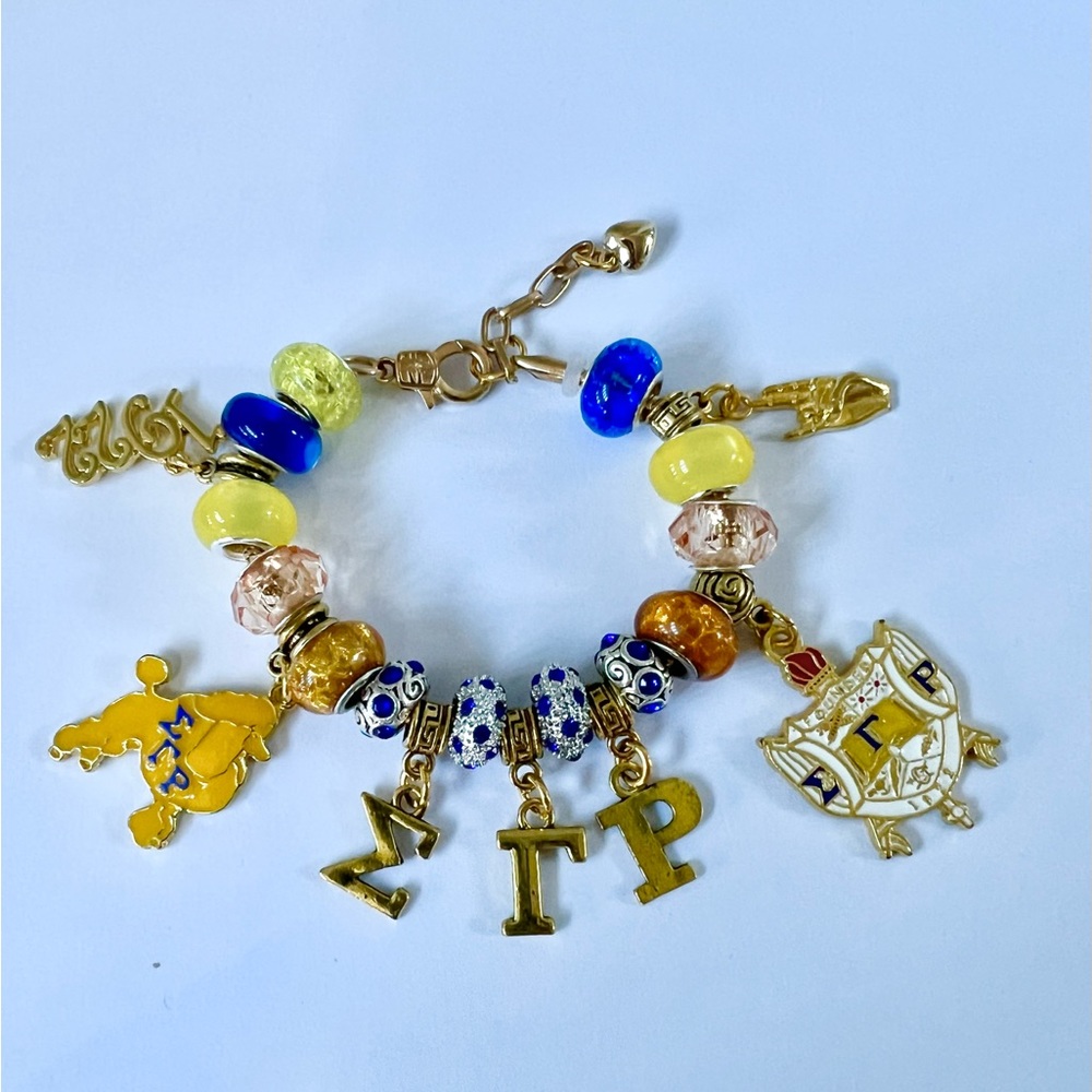 Sigma Gamma Rho Cherish Charm Bracelet